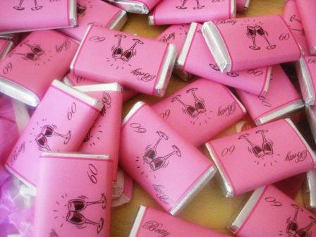 Personalised 60th Birthday Chocolate